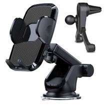 Suporte de telefone para carro Frequeg 3 em 1 Universal Dashboard Vent Suporte de telefone para carro Frequeg 3 em 1 Universal Dashboard Vent