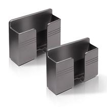 Suporte de telefone para montagem na parede GrLitra com orifício para cabo de dados (cinza) Suporte de telefone para montagem na parede GrLitra com orifício para cabo de dados (cinza)
