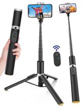 Suporte de telefone Tripod Selfie Stick POVODO para iPhone e Android