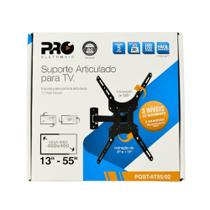 Suporte de Televisão Bi-articulado para TVS, LCD E LED 13" a 55" PQST-AT55/02 - Proeletronic
