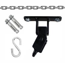 Suporte De Teto Articulado Em Aço Zincado Reforçado Para Saco De Pancada Equipamento Gorilla