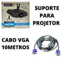 Suporte de Teto P/ Projetor - Multiproj-20 Com Cabo VGA 10m - 10 metros