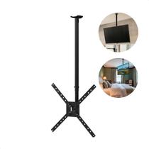 Suporte De Teto Para Tv 10 A 60 Giratório Inclinável Preto Preto