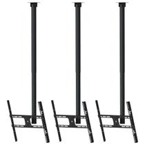 Suporte de Teto para TV 10” a 80” Brasforma SBRP1650 Preto - 3 unidades Suporte de Teto para TV 10” a 80” Brasforma SBRP1650 Preto - 3 unidades