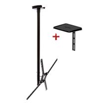 Suporte de teto para TV LED, LCD, Plasma, 3D e Smart TV de 10” a 55” Brasforma SBRP 150