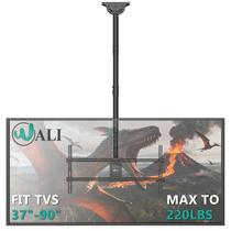 Suporte de teto para TV WALI para TVs de 37 a 90 polegadas, reforçado Suporte de teto para TV WALI para TVs de 37 a 90 polegadas, reforçado