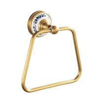 Suporte De Toalha De Banho De Bronze Antigo Montado Na Parede EL4080T ELLEN