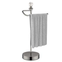 Suporte de toalha de mão ROLABAM Heavy Weighted com bola de cristal