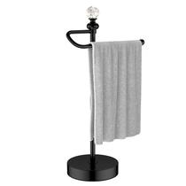 Suporte de toalha de mão ROLABAM Heavy Weighted com bola de cristal