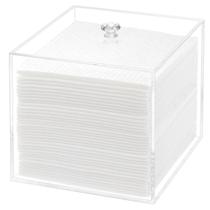 Suporte de toalha de rosto descartável DELIPPLY Acrylic Clear Suporte de toalha de rosto descartável DELIPPLY Acrylic Clear