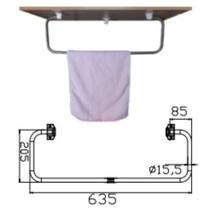 Suporte de toalha de teto dobravel gr-m001