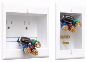 Suporte de Tomada Dupla Cord Hider POWERBRIDGE TWO-CK para TV de Parede