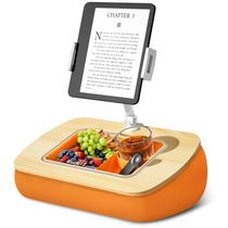Suporte de travesseiro para tablet ERGONOV Lap Beanbag com lancheira laranja Suporte de travesseiro para tablet ERGONOV Lap Beanbag com lancheira laranja