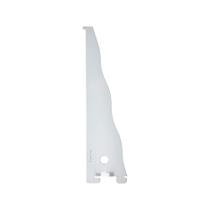 Suporte de Trilho Para Prateleira Simples Branco 25cm Prat-K