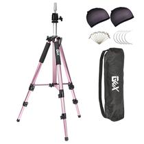 Suporte de tripé Manequim GEX 63 Heavy Duty para peruca em ouro rosa Suporte de tripé Manequim GEX 63 Heavy Duty para peruca em ouro rosa