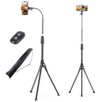 Suporte de Tripé para Celular UbeeSize 92" - Com Pescoço de Ganso e Controle Remoto