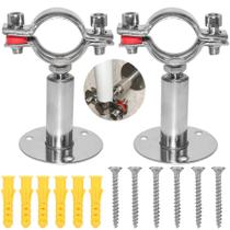 Suporte de tubo, suporte de parede, teto, aço inoxidável Beduan de 38 a 40 mm