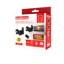 Suporte de TV Fixo Metal P/ Tela Led 10 A 100 Pol. P/ Painel e Parede Brasforma