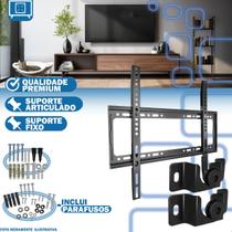 Suporte de Tv Fixo Parede 23 a 63 Pol Ultra Slim Até 50Kg Com Suporte Fixo Parede Painel Tv 13 a 70 Pol