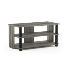 Suporte de TV Furinno Sully de 3 camadas para até 40" cinza carvalho francês Suporte de TV Furinno Sully de 3 camadas para até 40" cinza carvalho francês