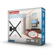 Suporte de TV LCD/LED 10 a 55" Articulado SBRP1030 Brasforma