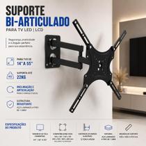 Suporte de tv Led LCD Biarticulado Vesa 14 32 a 55 X400 Suporte de tv Led LCD Biarticulado Vesa 14 32 a 55 X400