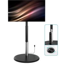 Suporte de TV móvel LLDEPLL 27-65" com tomada elétrica Suporte de TV móvel LLDEPLL 27-65" com tomada elétrica