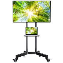 Suporte de TV rolante PERLESMITH 32-85", ajuste máximo de altura de 60 kg.