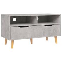 Suporte de TV VidaXL Engineered Wood Concrete Grey 90x40x49cm