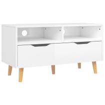 Suporte de TV vidaXL Estilo Escandinavo Branco de Alto Brilho Suporte de TV vidaXL Estilo Escandinavo Branco de Alto Brilho