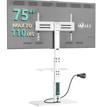 Suporte de TV WALI Floor 32-75", giratório, ajustável em altura, 50 kg
