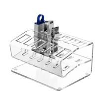 Suporte de unidade flash USB CaszLution Acrylic Clear Suporte de unidade flash USB CaszLution Acrylic Clear