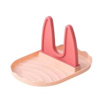 Suporte De Utensílio De Cozinha Pan Tampa Colher Espátula Suporte Pote Capa Resto Organizador Rack