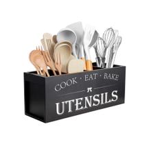 Suporte de utensílios de cozinha Suli Extra Large Wooden Black