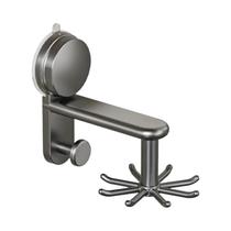 Suporte De Utensílios Montado Na Parede Com Ventosa Rotativa 360 Graus Sem Furadeira Anti Queda Para