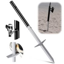 Suporte de vara de pesca HappyAlley Sand Spike Alumínio 65 cm Suporte de vara de pesca HappyAlley Sand Spike Alumínio 65 cm
