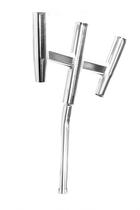Suporte de vara de pesca Tigress Triple Aluminium Kite Rod Holder Suporte de vara de pesca Tigress Triple Aluminium Kite Rod Holder