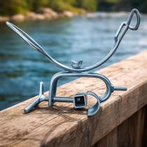 Suporte De Vara P/ Barco Tablado Batelão - Morcinha Pesca Embarcada Suporte De Vara P/ Barco Tablado Batelão - Morcinha Pesca Embarcada