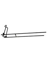 Suporte de vara preto p/ pesqueiro 36cm movel Suporte de vara preto p/ pesqueiro 36cm movel