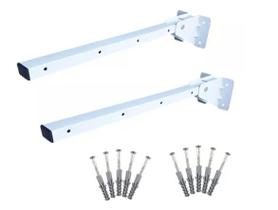 Suporte De, Varal COMPLETO, Articulado / Dobrável e Bem Forte +parf,buchas,cordinha