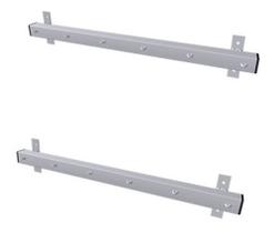 Suporte De Varal Frontal Fixo 60cm Branco 1 Par