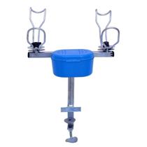 Suporte de varas regulável altura horizontal/vertical - tablado/batelão - capacidade para 02 varas de pesca Suporte de varas regulável altura horizontal/vertical - tablado/batelão - capacidade para 02 varas de pesca