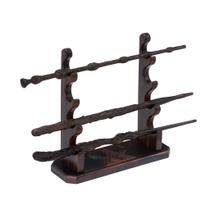 Suporte de varinha Handicraftviet feito à mão em madeira esculpida de 3 camadas Suporte de varinha Handicraftviet feito à mão em madeira esculpida de 3 camadas