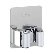 Suporte de Vassoura e Mop de Aço Inoxidável para Parede - Organizador para Cozinha e Banheiro Suporte de Vassoura e Mop de Aço Inoxidável para Parede - Organizador para Cozinha e Banheiro