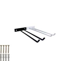 Suporte de Vassouras e Rodos Parede Reforçado 27CM Metalize Suporte de Vassouras e Rodos Parede Reforçado 27CM Metalize