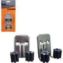 Suporte De Vassouras Rodo Domestica Organizador 2pçs Bestfer Suporte De Vassouras Rodo Domestica Organizador 2pçs Bestfer