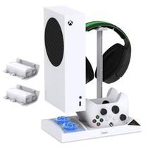 Suporte de ventilador de refrigeração+base de carregamento para Xbox Series S FYOUNG