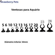 Suporte De Ventosa Preto Para Tubo De Ar De Aquário, 5 Peças, Acessórios De Fixação Para Bomba De