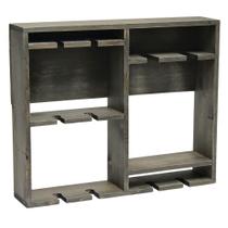 Suporte de vidro de madeira Elegant Designs HG1020-RGY