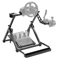 Suporte de volante de corrida Hottoby dobrável em forma de X com assento Suporte de volante de corrida Hottoby dobrável em forma de X com assento